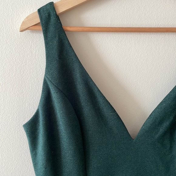 Fashion Nova Sexy Green Full-Length Dress, Size M - Picture 5 of 14